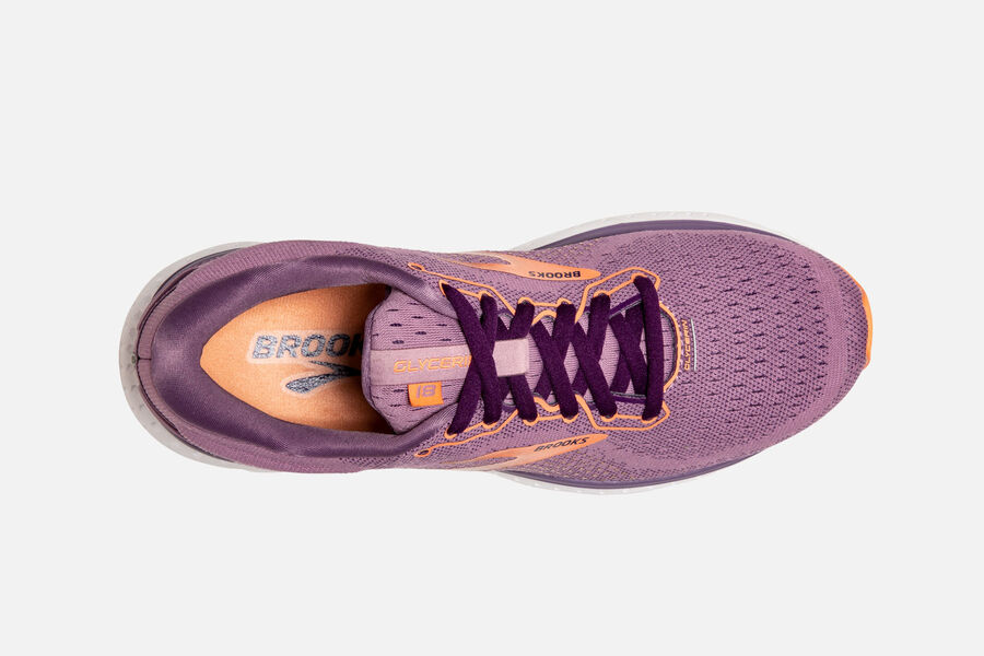 Brooks Glycerin 18 Road Running Shoes Womens - Purple - EXANJ-2491